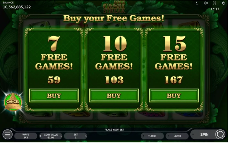 Cash Streak Dice Game Demo: Try Before You Bet